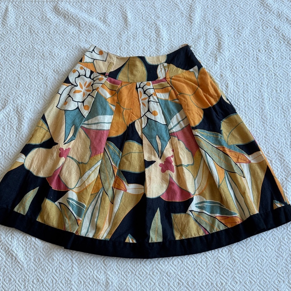 Biacci Floral A-Line Skirt - Size 6